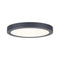 Abia Round LED Panel 300mm Warm White - Dark Grey