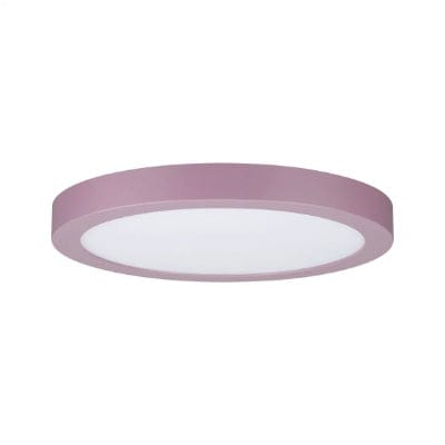 Abia Round LED Panel 300mm Warm White - Lilac