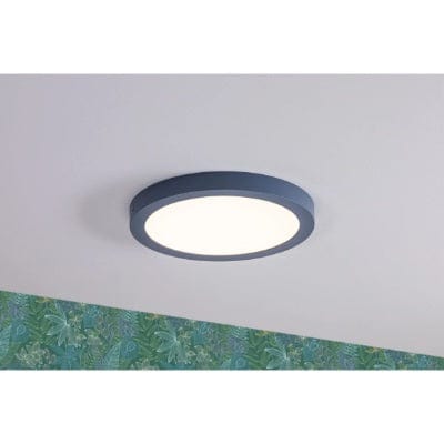 Abia Round LED Panel 300mm Warm White - Graublau
