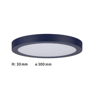 Abia Round LED Panel 300mm Warm White - Night Blue