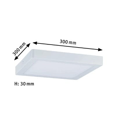 Abia Square LED Panel 300x300mm Neutral White - White