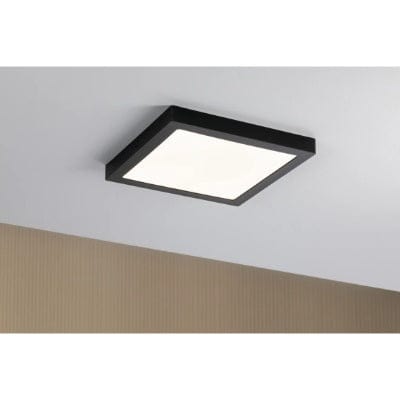 Abia Square LED Panel 300x300mm Warm White - Black