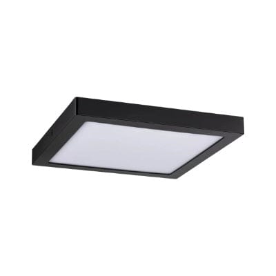 Abia Square LED Panel 300x300mm Warm White - Black