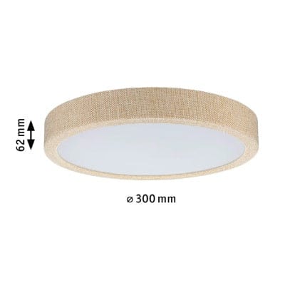 Cosara Round LED Panel IP44 300mm 15W 1300lm Warm White - Beige