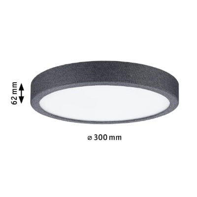 Cosara Round LED Panel IP44 300mm Neutral White - Dark grey