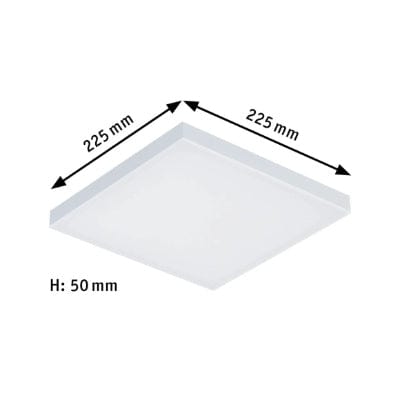 Velora Square LED Panel 225x225mm Warm White