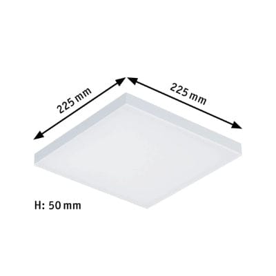 Velora Square LED Panel 295x295mm 3 Step Dimmable - Matt White