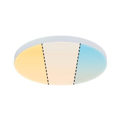 Velora Round LED Panel 400mm White Switch
