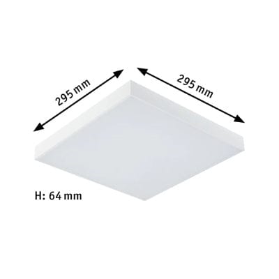 Velora Rainbow dynamicRGBW Square LED Panel 295x295mm RGB+ - White
