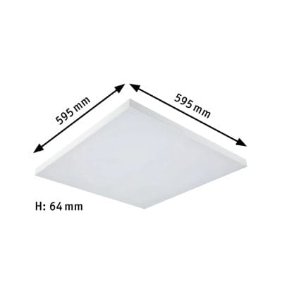 Velora Rainbow dynamicRGBW Square LED Panel 595x595mm RGB+ - White