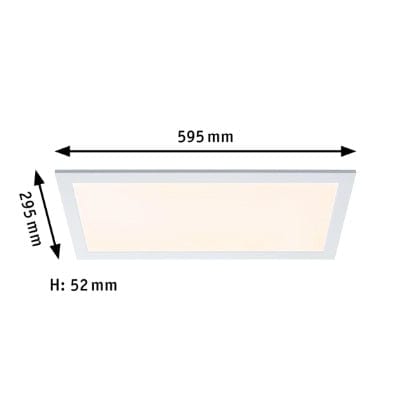 Amaris Square LED Panel Smart Home Zigbee 3.0 595x295mm RGBW+