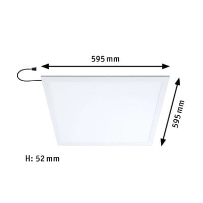 Amaris Square LED Panel Smart Home Zigbee 3.0 595x595mm RGBW+