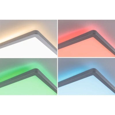 Atria Shine Backlight Square LED Panel 580x200mm RGBW - Chrome