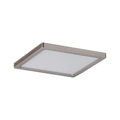 Areo Square LED Recessed Panel 120x120mm Warm White Dimmable - Nickel
