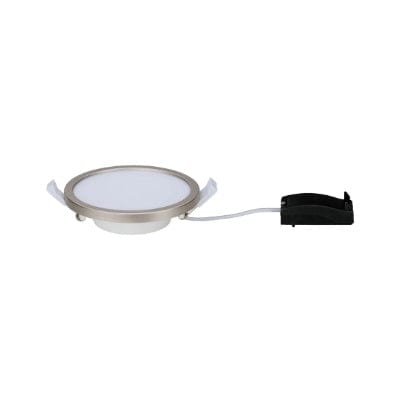 Areo Round LED Recessed Panel 180mm Warm White - White