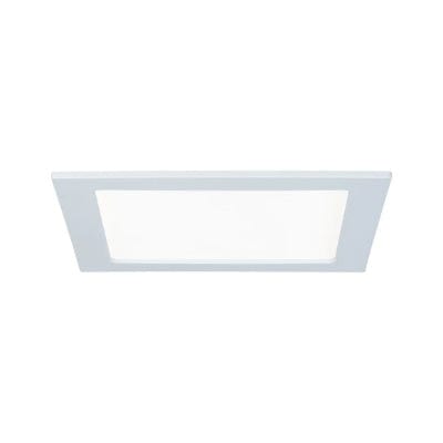 Square LED Recessed Panel IP44 220x220mm Neutral White - White