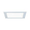 Square LED Recessed Panel IP44 220x220mm Neutral White - White