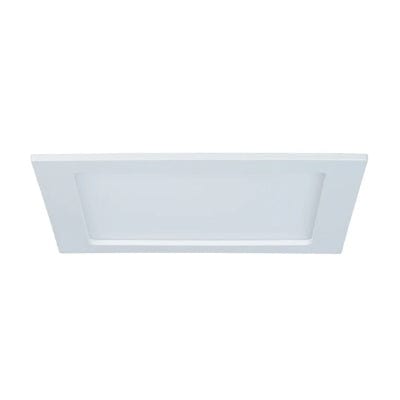 Square LED Recessed Panel IP44 220x220mm Neutral White - White
