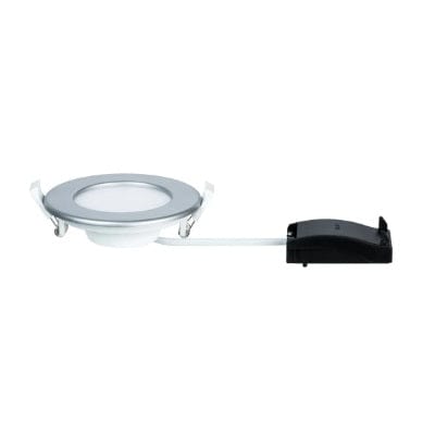 Round LED Recessed Panel IP44 170mm Neutral White - Chrome
