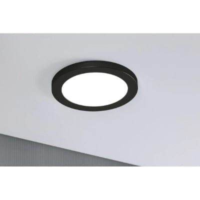 Round LED Recessed panel 2in1 Cover-it 225mm Neutral White - Black