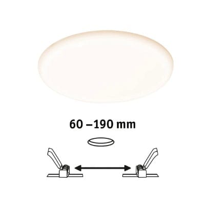 VariFit Veluna Round LED Recessed Panel Smart Home Zigbee 215mm Tunable White
