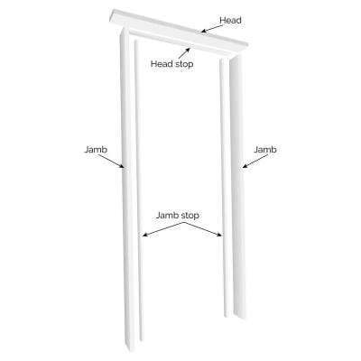 JB Kind Universal White Primed Door Lining Set - All Sizes