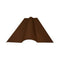 Corrugated Bitumen Ridge Brown 1000mm x 450mm x 2.2mm
