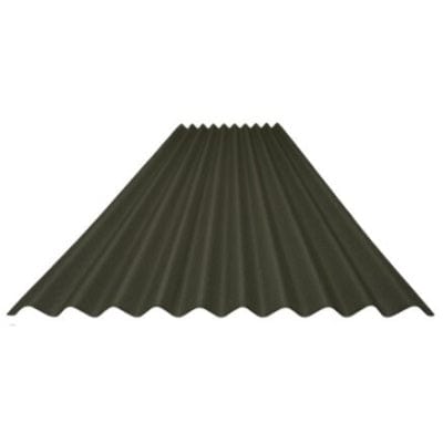 Corrugated Bitumen Roof Sheet Green 2m x 930mm x 2.6mm