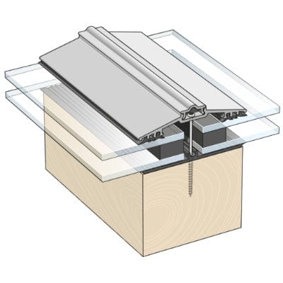 Capex 70 Glazing Bar & Gasket (3m) - Brown