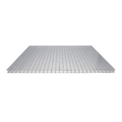 Twinwall Polycarbonate Sheet Clear 2500mm x 700mm x 10mm