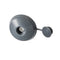 16mm Polycarbonate Fixing Buttons (Pack of 10) - Anthracite Grey