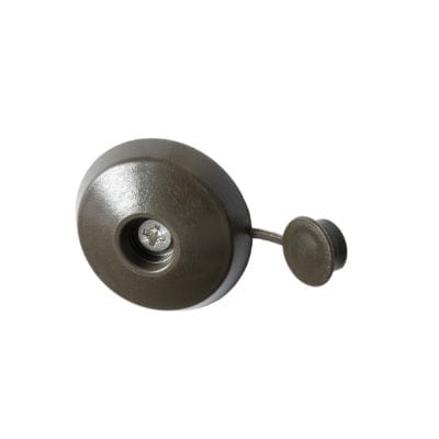16mm Polycarbonate Fixing Buttons (Pack of 10) - Brown