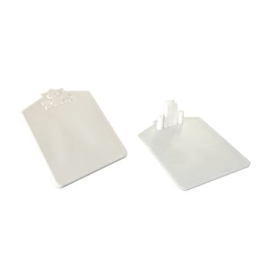 PVC Capex 50 Extended End Cap - White