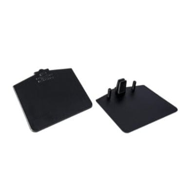 PVC Capex 70 & Hip Bar Extended End Cap - Black