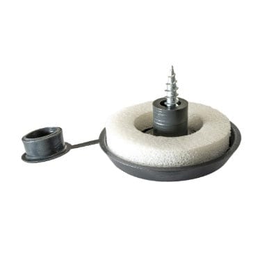10mm Polycarbonate Fixing Buttons (Pack of 10) - Anthracite Grey