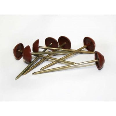 Corrugated Bitumen Fixing Nails Red 65mm x 20mm (Pack of 100)