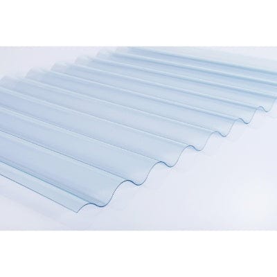 3" PVC Corrugated Lightweight Sheeting 2.440m x 762mm x 0.8mm