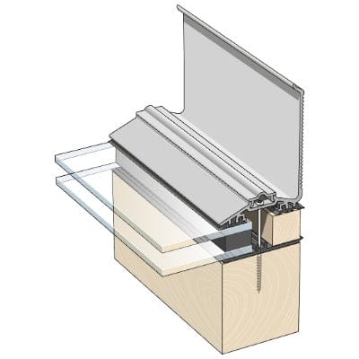 Capex 50 Wall Flashing Bar & Gasket (3m) - Brown
