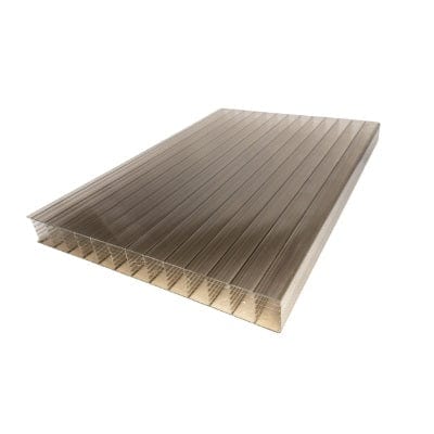 Multiwall Polycarbonate Sheet Bronze 2000mm x 1050mm x 25mm