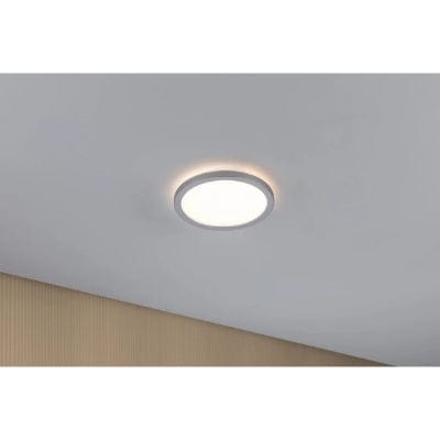 Atria Shine Backlight Round LED Panel 190mm Warm White - Chrome
