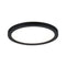 Atria Shine Backlight Round LED Panel 190mm Warm White - Black
