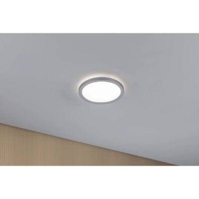 Atria Shine Backlight Round LED Panel 190mm Neutral White - Chrome
