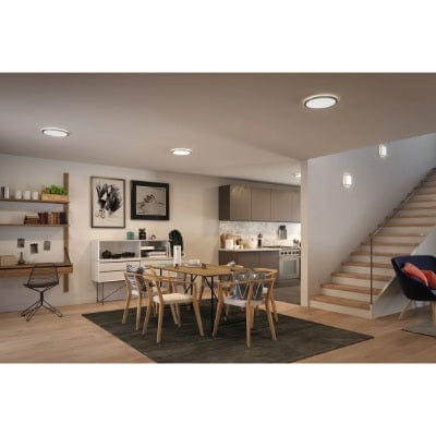 Atria Shine Backlight Round LED Panel 420mm Neutral White - Chrome