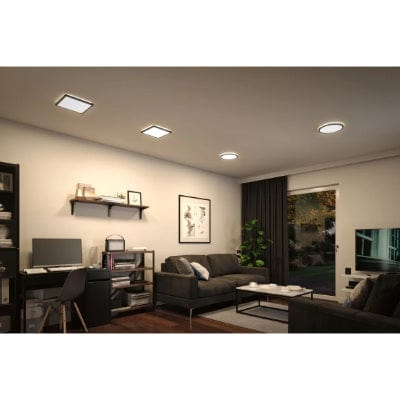 Atria Shine Backlight Round LED Panel 190mm Neutral White - Black