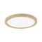 Atria Shine Backlight Round LED Panel 190mm Neutral White - Wood Look