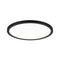 Atria Shine Backlight Round LED Panel 293mm Warm White - Black