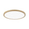Atria Shine Backlight Round LED Panel  293mm Neutral White - Wood Look