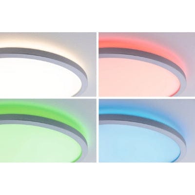 Atria Shine Backlight Round LED Panel 420mm RGBW - Chrome