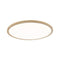 Atria Shine Backlight Round LED Panel 420mm Warm White - Wood Look