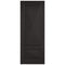 Knightsbridge Black Primed 2 Panel Interior Door - 1981mm x 686mm